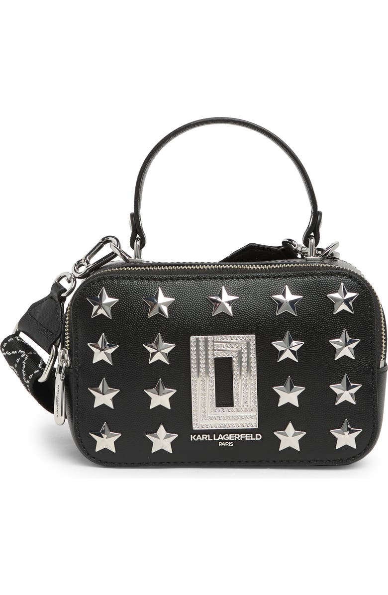 KARL LAGERFELD PARIS Simone Camera Crossbody Bag, Main, color,