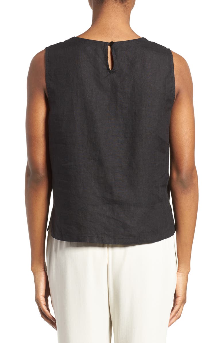 Eileen Fisher Linen Shell, Alternate, color,