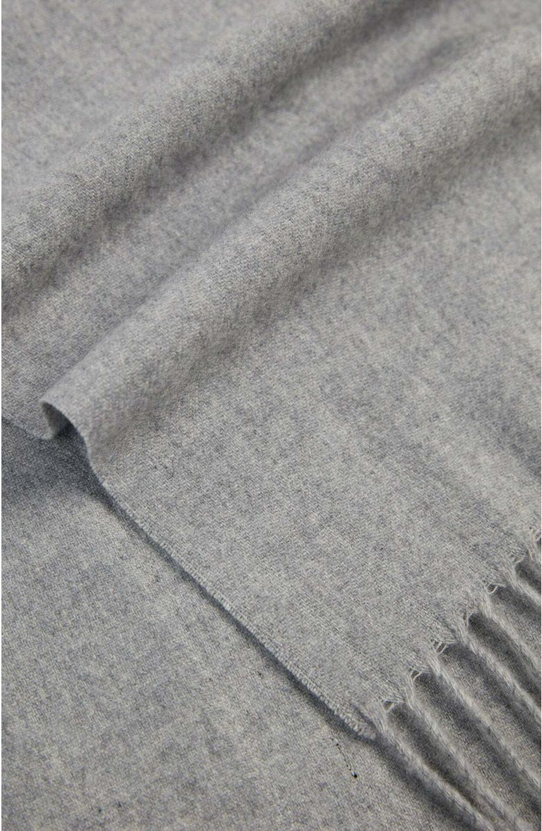 GOBI Mongolian Cashmere Cashmere Fringed Scarf, Alternate, color, Vapor Blue