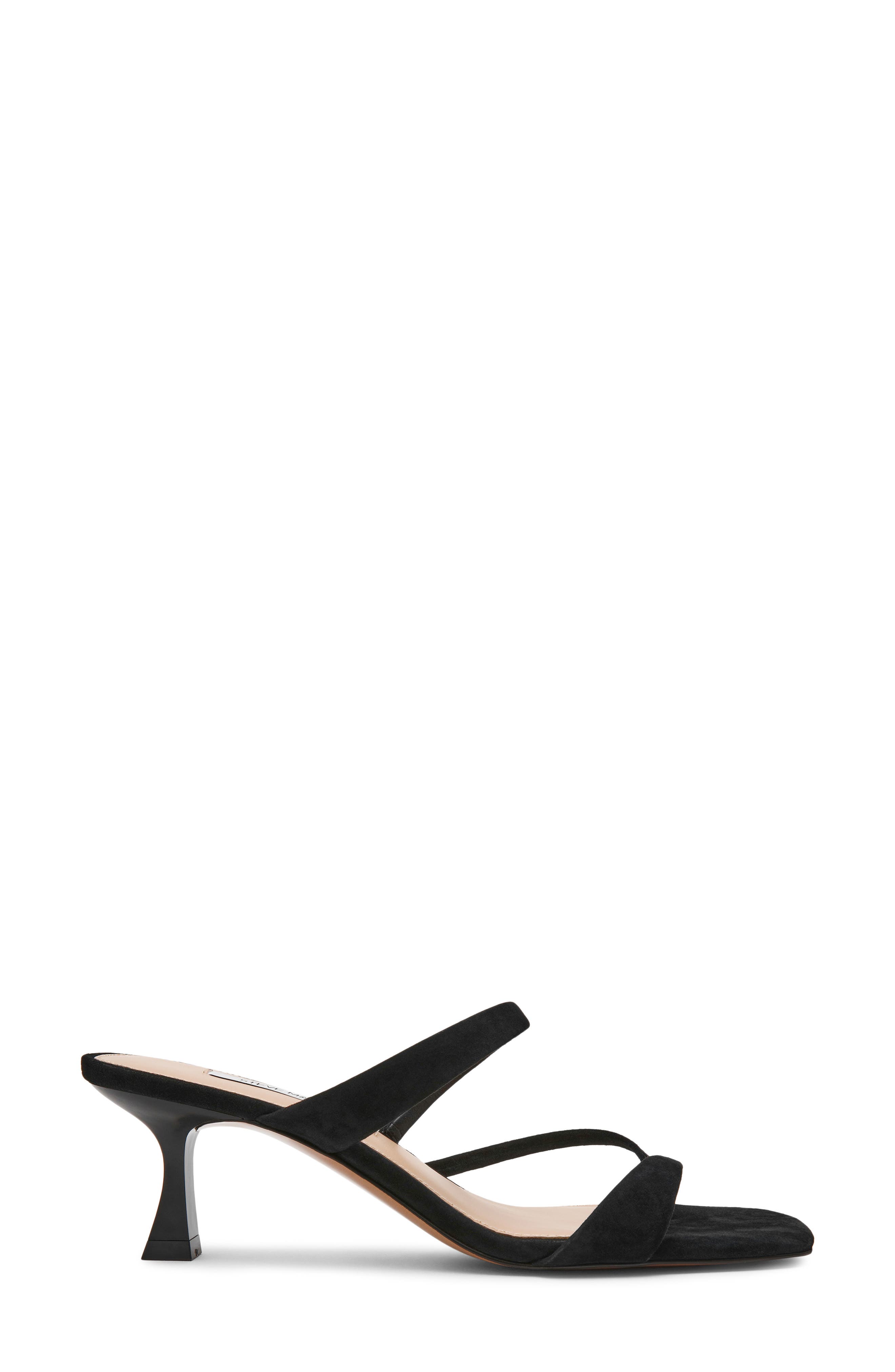 Steve Madden Ajay Strappy Sandal, Alternate, color, Black Suede