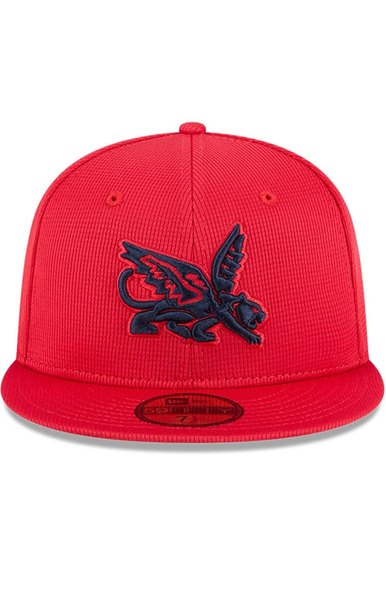 New Era Men's New Era Red Texas Rangers City Connect Batting Practice 59FIFTY Fitted Hat, Alternate, color, Red