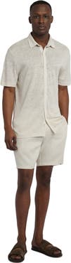 Onia Linen Fixed-Waist Short