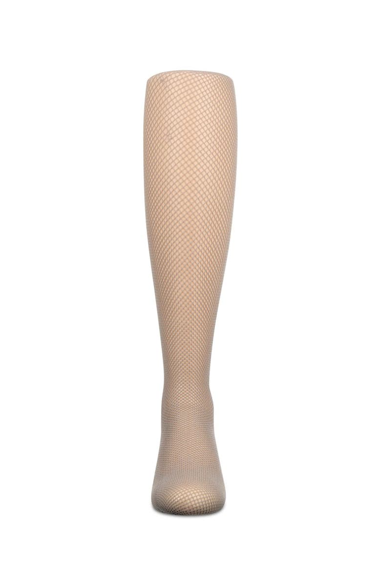 MeMoi Kid's Mini-net Fishnet Tights, Alternate, color, Light Gray