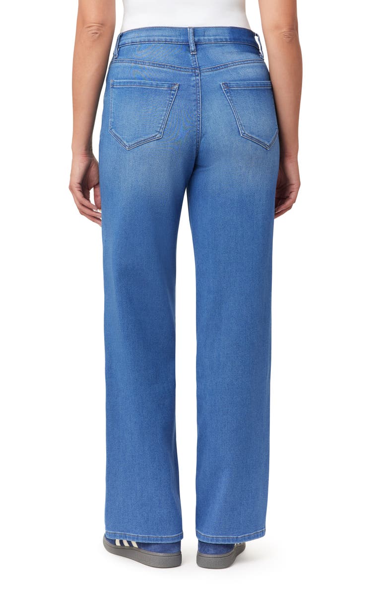 Kensie Relaxed Fit Wide Leg Jeans, Alternate, color, Paxton