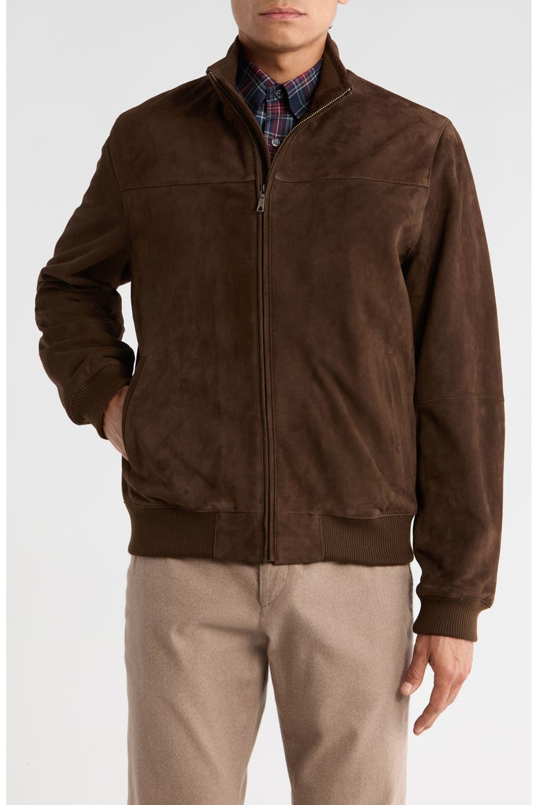 Suede Zip Up Jacket (Men) | Nordstromrack