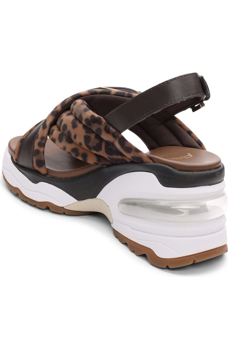 Ash Dixie Bis Leopard Slingback Slide Sandal, Alternate, color,