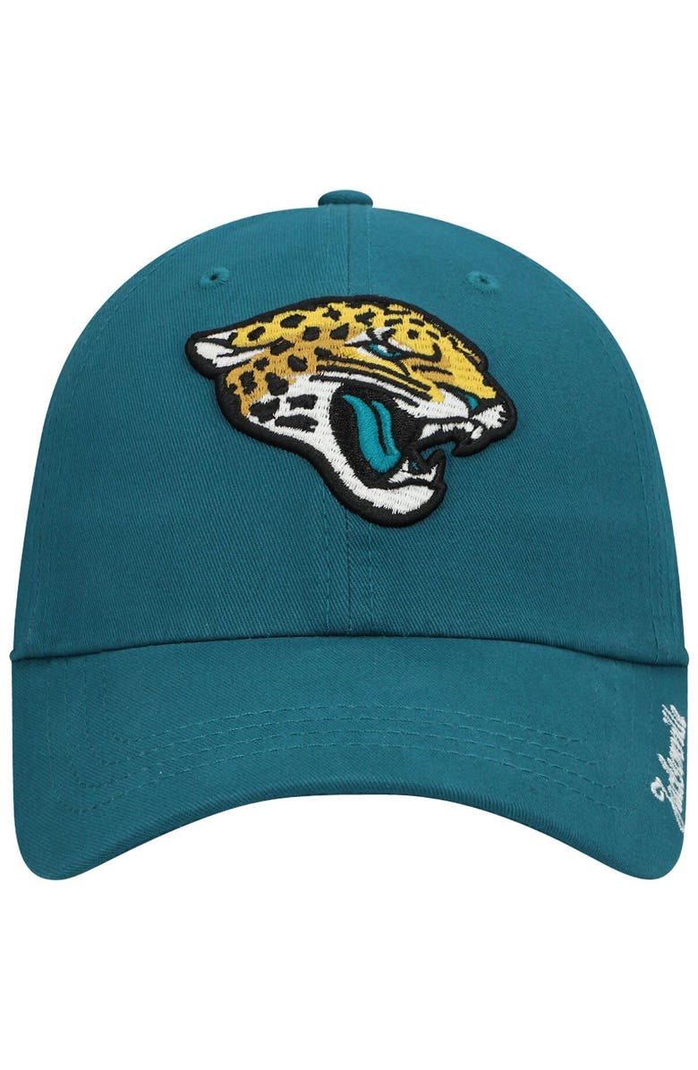'47 Women's '47 Teal Jacksonville Jaguars Miata Clean Up Secondary Adjustable Hat, Alternate, color, Teal