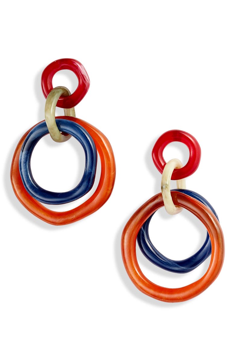 Lele Sadoughi Twig Banded Hoop Earrings, Main, color, 