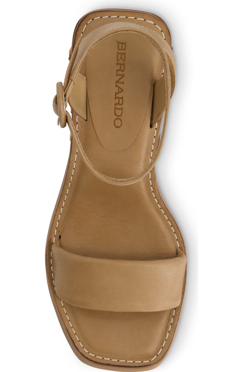 Bernardo Footwear Brisi Sandal, Alternate, color, Sand Glove Leather