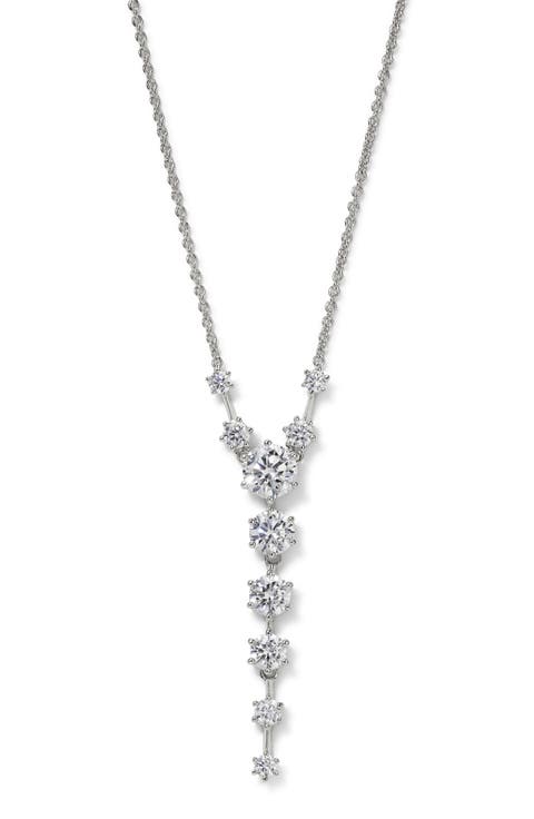Cubic Zirconia Pendant Necklace