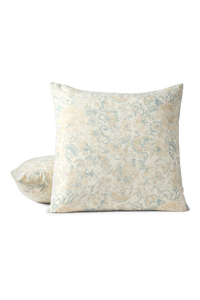 Solana Organic Cotton Pillow Sham, Main, color, TIDAL W/ DOE