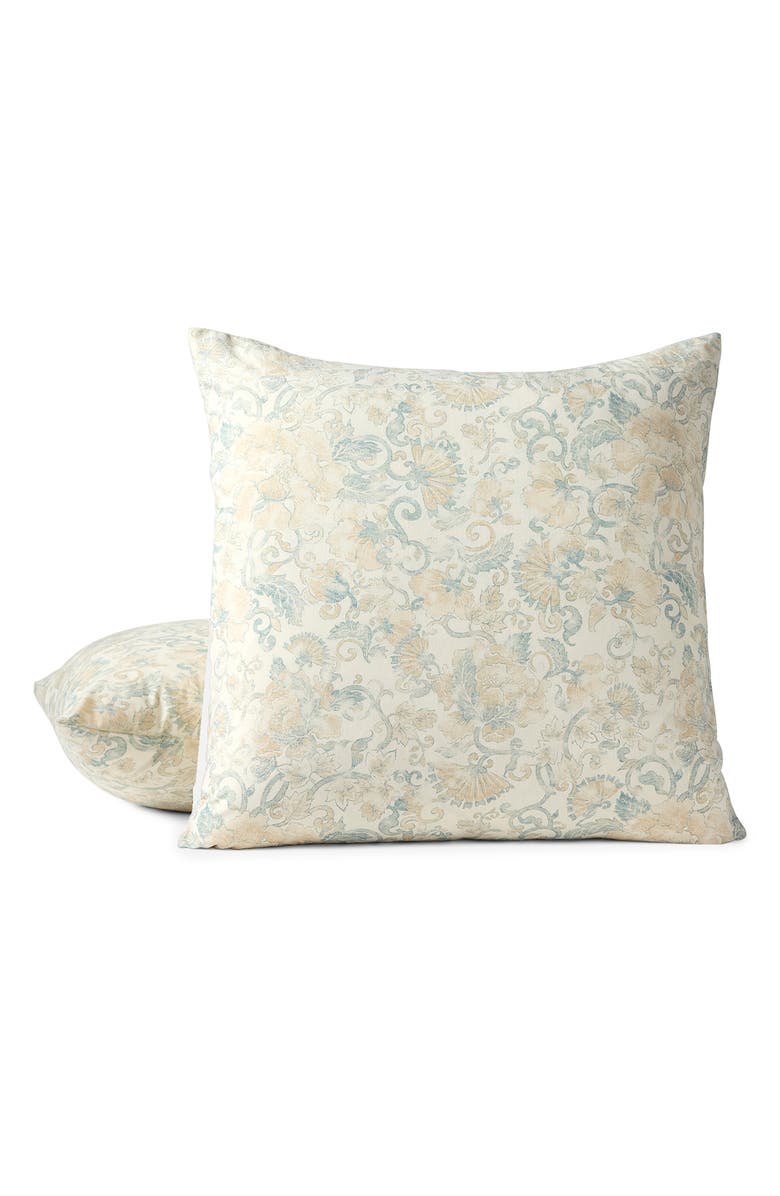 Coyuchi Solana Organic Cotton Pillow Sham, Main, color, Tidal W/ Doe