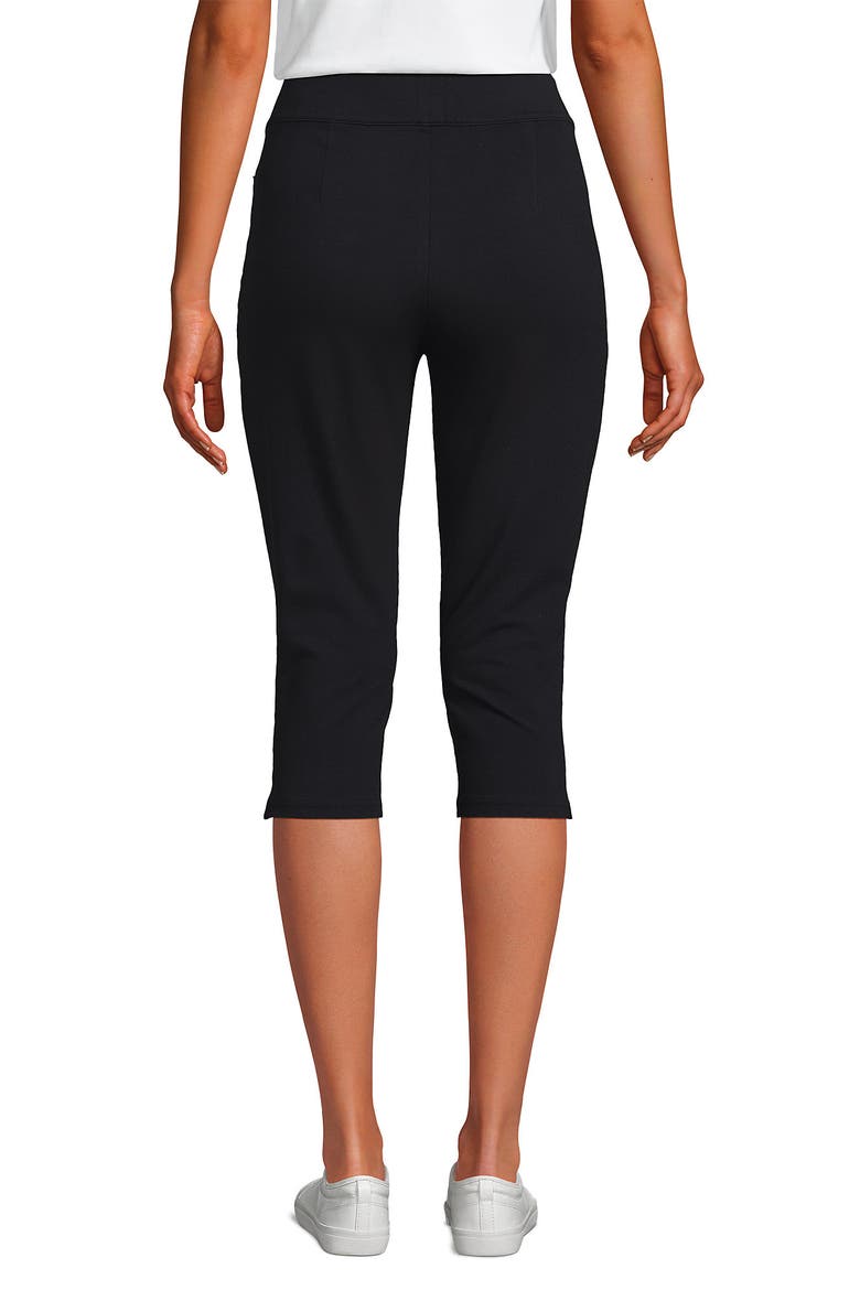Starfish High Rise Pintuck Capri Pants, Alternate, color, Black