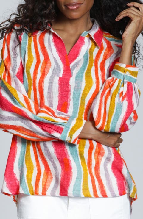 Stripe Pullover Shirt