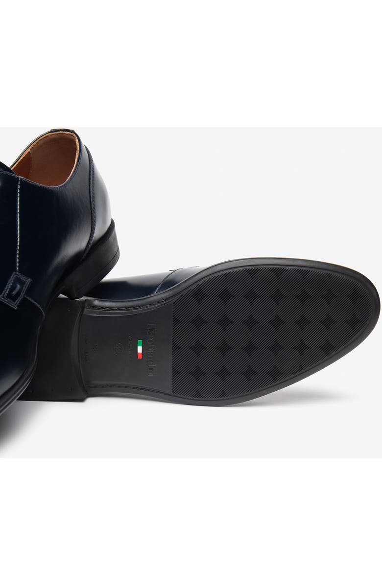 NeroGiardini Plain Toe Derby, Alternate, color, Navy