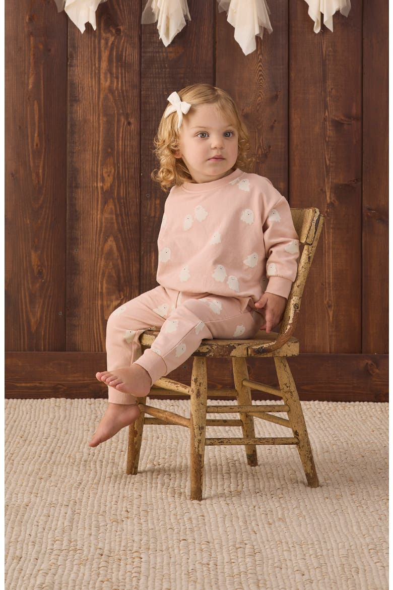 Kids' Relaxed Fleece Sweatpants, Alternate, color, BLUSH