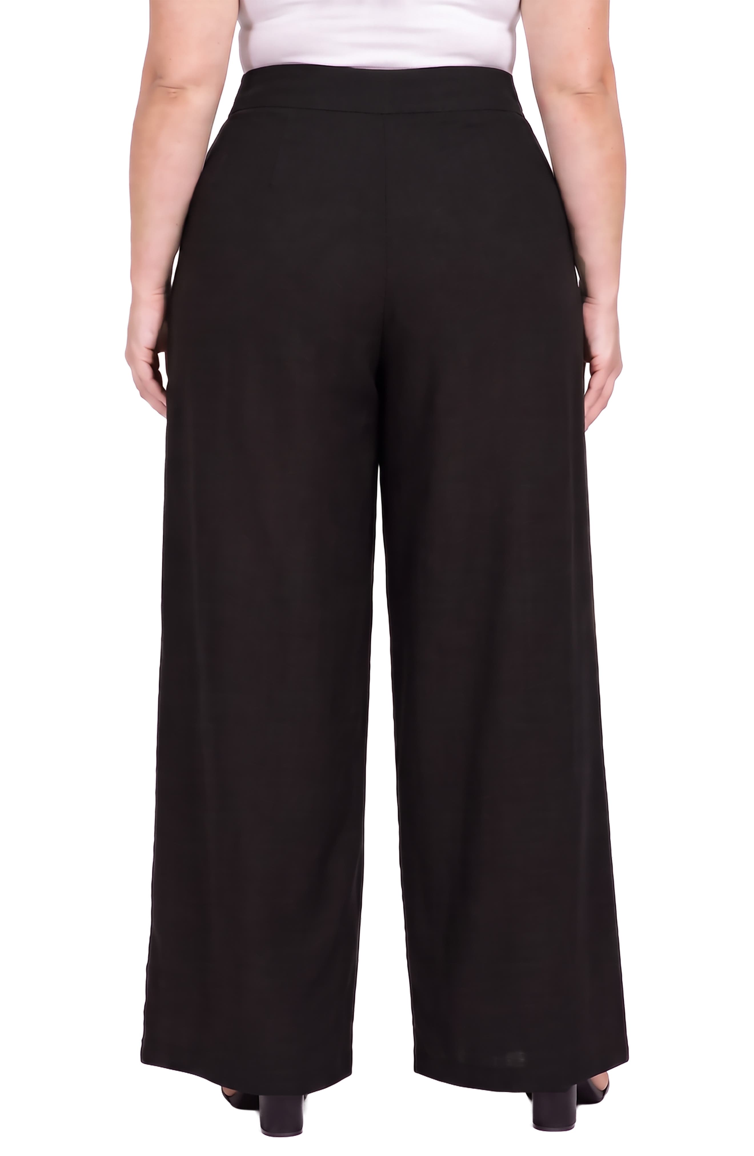 Standards & Practices High Waist Pleated Straight Leg Suit Pants (Women ...