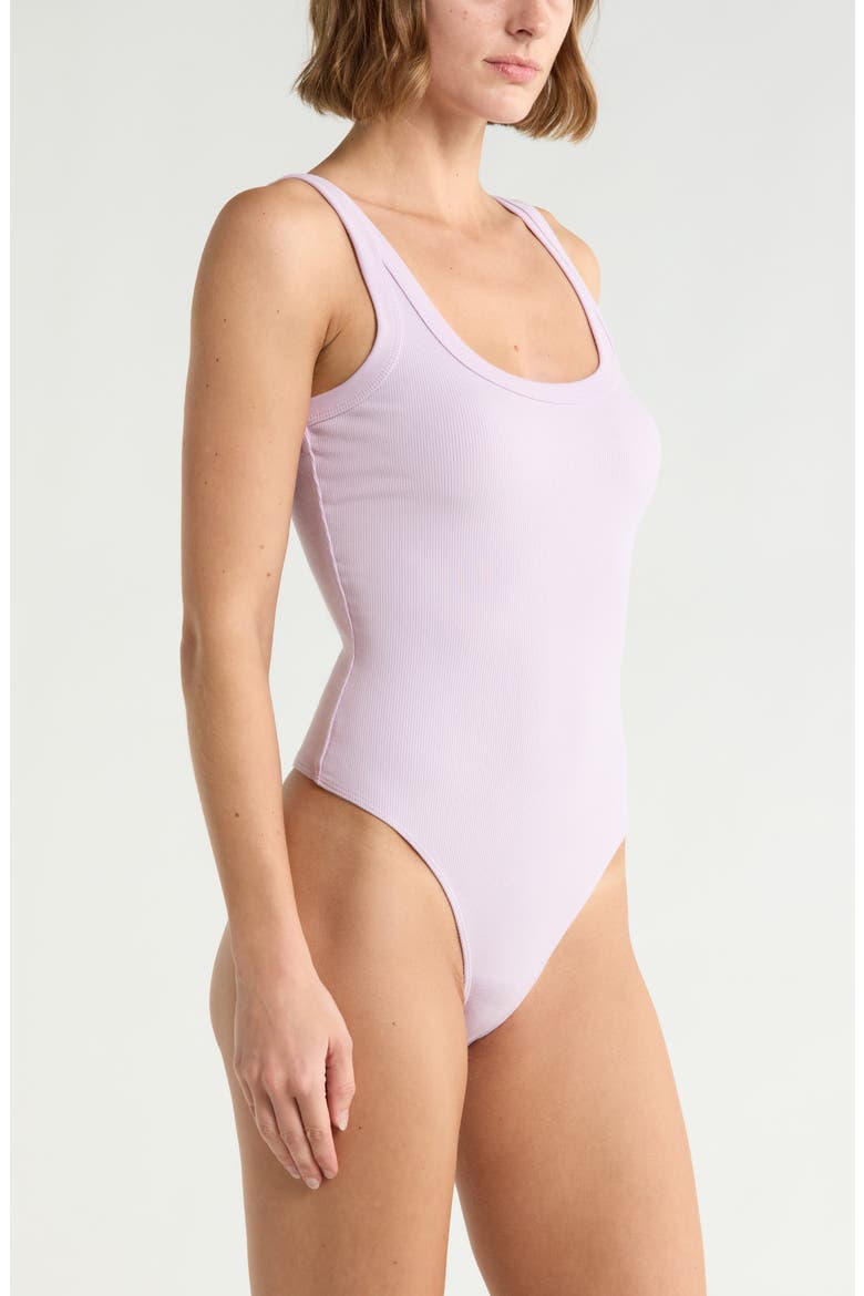 Rib Tank Bodysuit, Alternate, color, LIGHT LILAC