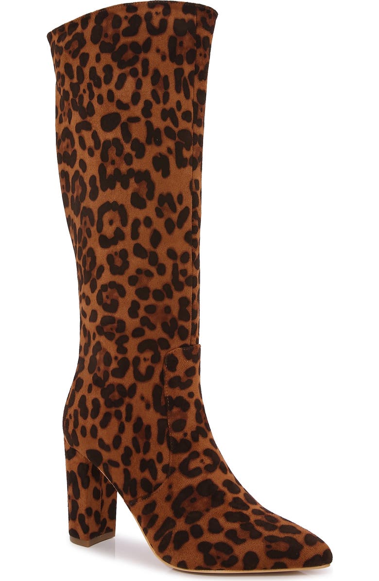 BERNESS Aster Pointed Toe Boot, Main, color, Leopard