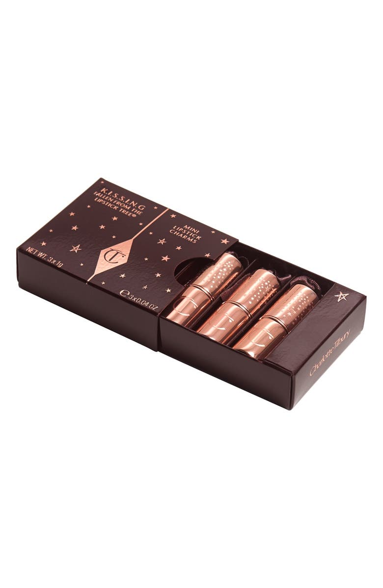 Charlotte Tilbury K.I.S.S.I.N.G. Mini Lipstick Charm Trio, Alternate, color,