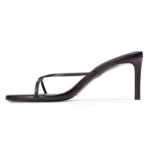 Black Suede Studio Gem 65 Sandal In Black