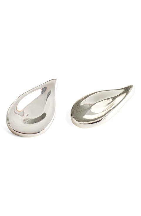 Oversize Droplet Stud Earrings