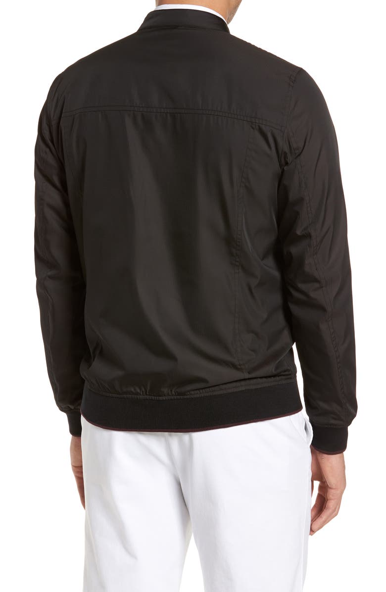 Ted Baker London Calgar Nylon Bomber Jacket, Alternate, color, 