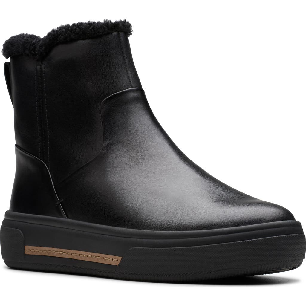 Clarks ® Hollyhock Lane Faux Fur Trim Boot In Black