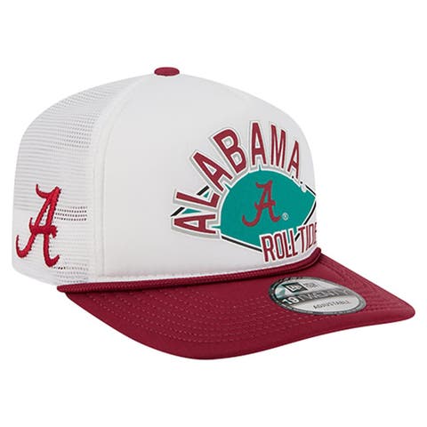 Men's New Era  White Alabama Crimson Tide Diamond 19TWENTY Golfer Adjustable Hat