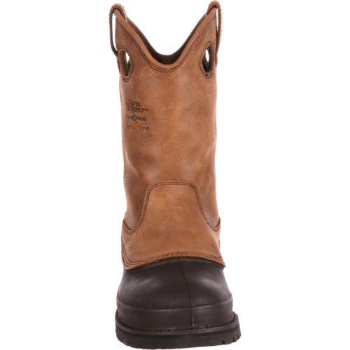 Georgia Boot Wellington Work Boot In Brown