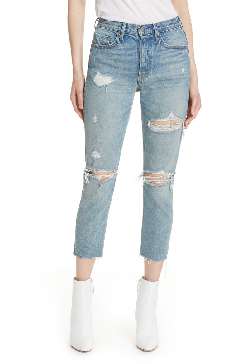 Karolina Rigid High Waist Skinny Jeans, Main, color, A LITTLE MORE LOVE