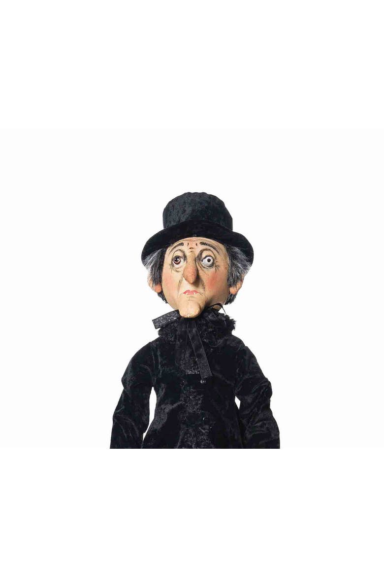 Peter Prue with Lantern Halloween Joe Spencer Gathered Traditions Figurine, Alternate, color, Black