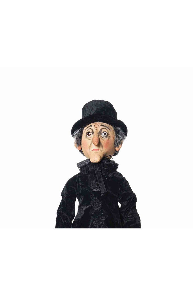 Gallerie II Peter Prue with Lantern Joe Spencer Gathered Traditions Soft Art Doll Fall Autumn Halloween Harvest Figure Figurine, Alternate, color, Black