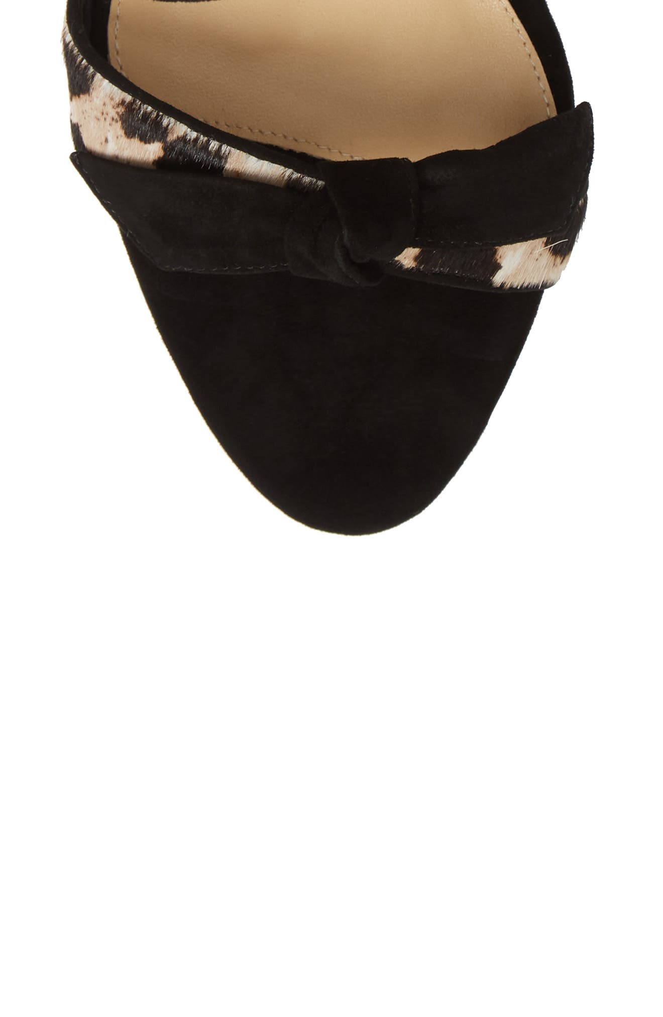 Alexandre Birman Clarita Genuine Calf Hair Ankle Tie Sandal, Alternate, color, 