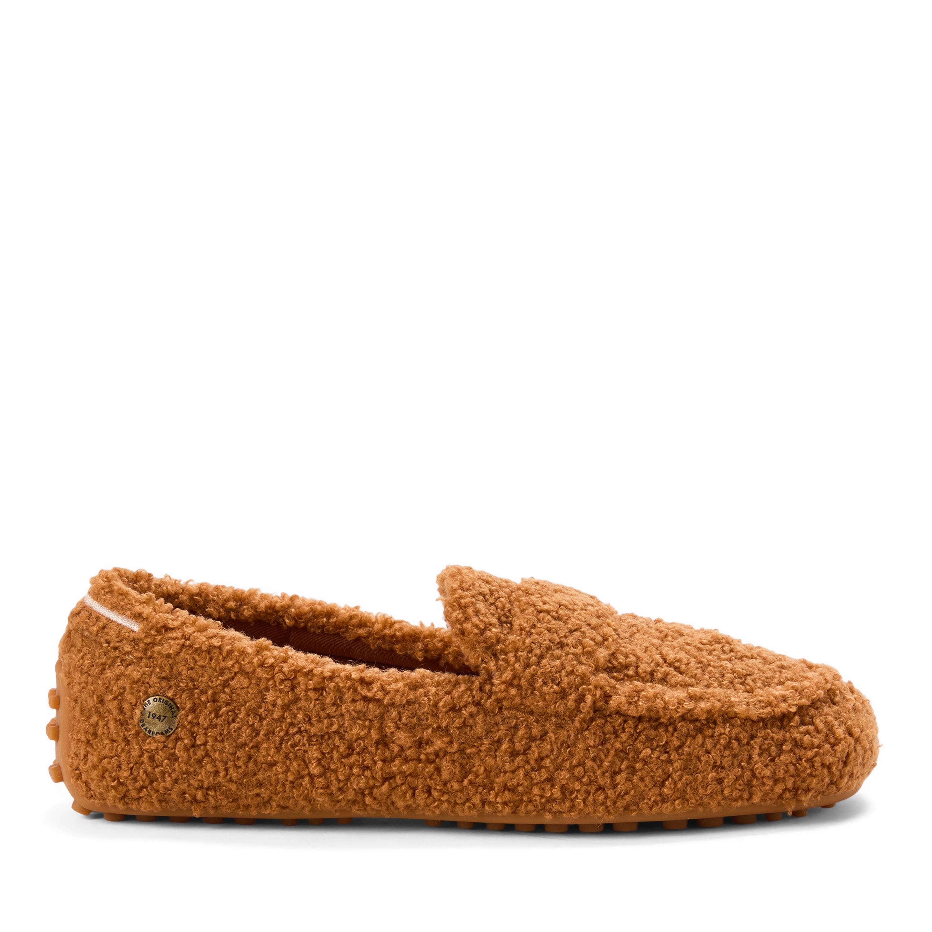DEARFOAMS Hazel Teddy Loafer, Alternate, color, Whiskey