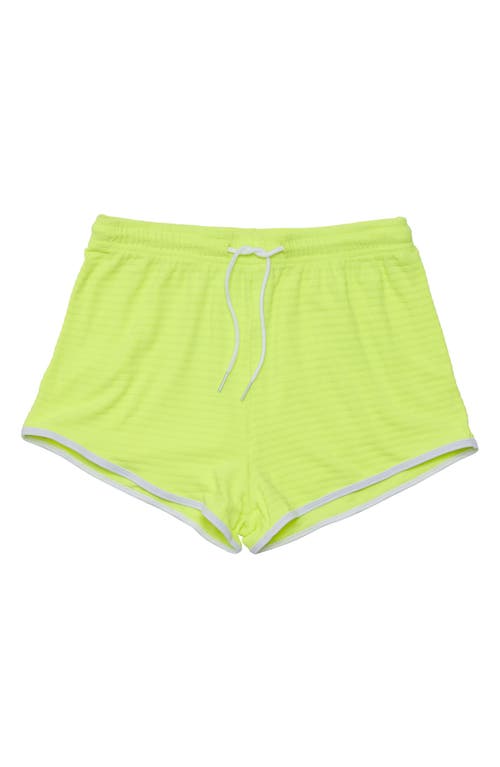 Snapper Rock Kids' Citron Zest Swim Shorts in Yellow 