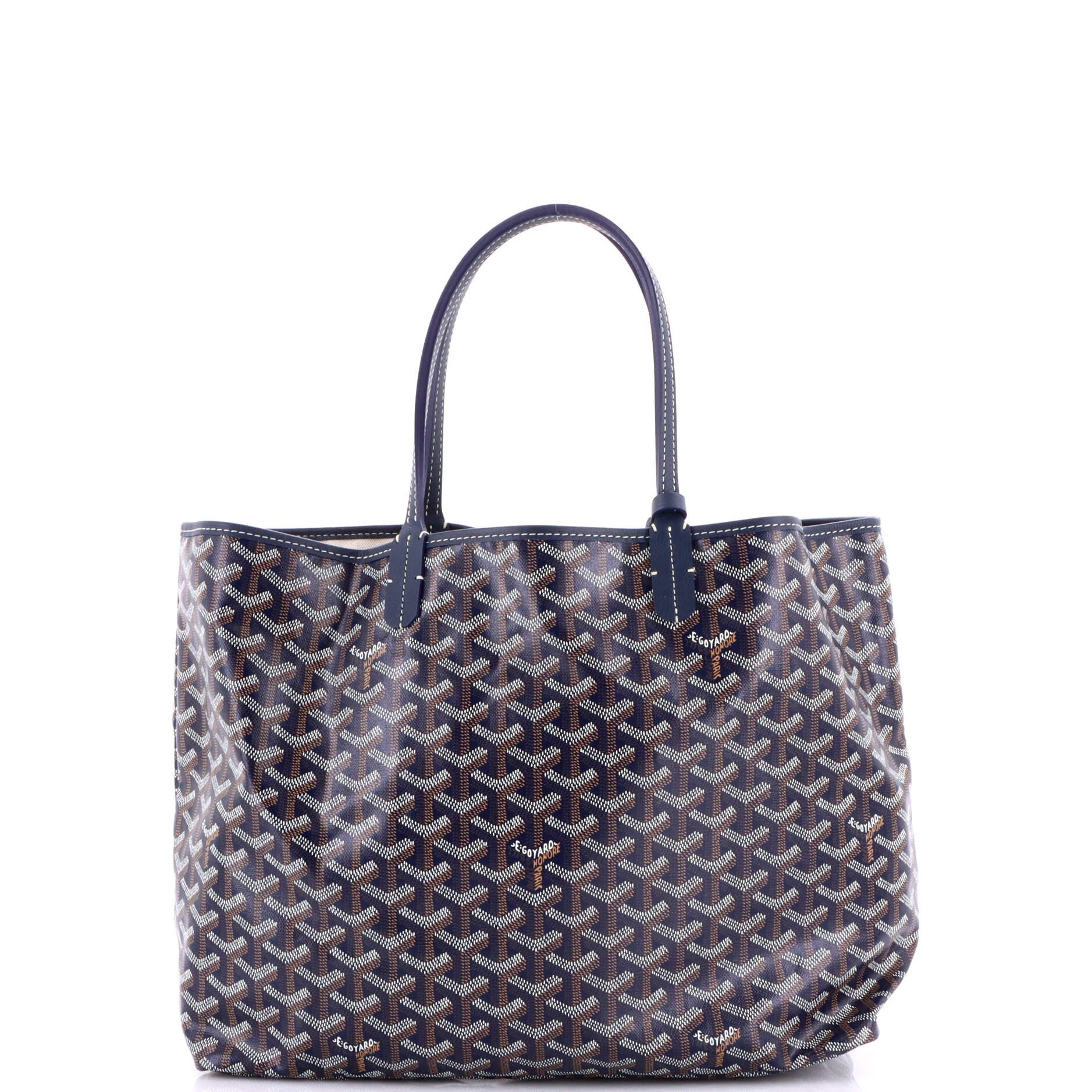 Pre-Owned Goyard Saint Louis Tote Coated Canvas PM, Alternate, color, 