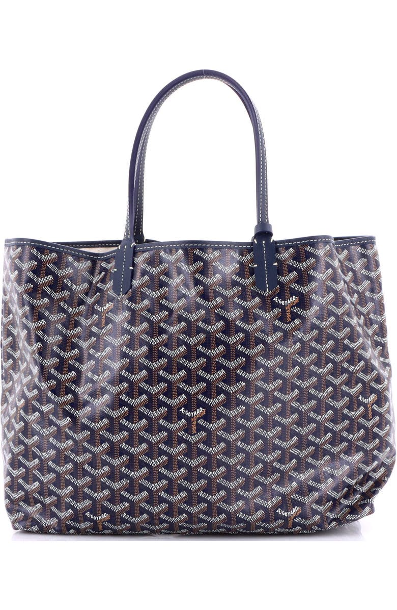 Pre-Owned Goyard Saint Louis Tote Coated Canvas PM, Alternate, color, Blue