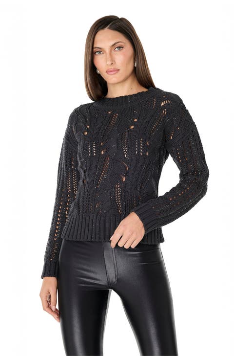 Elea Crystal Knit Sweater