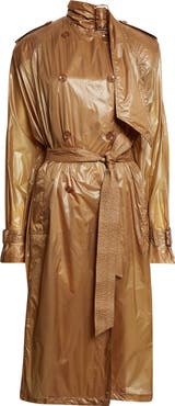 Saint Laurent Double Breasted Trench Coat