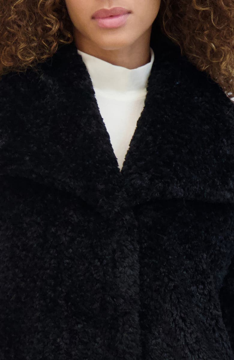 Kenneth Cole Textured Faux Fur Jacket, Alternate, color,