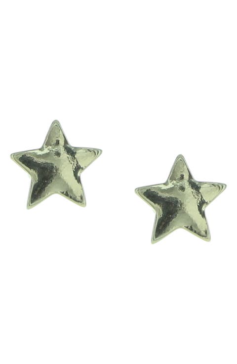 Gold Plated Star Stud Earrings