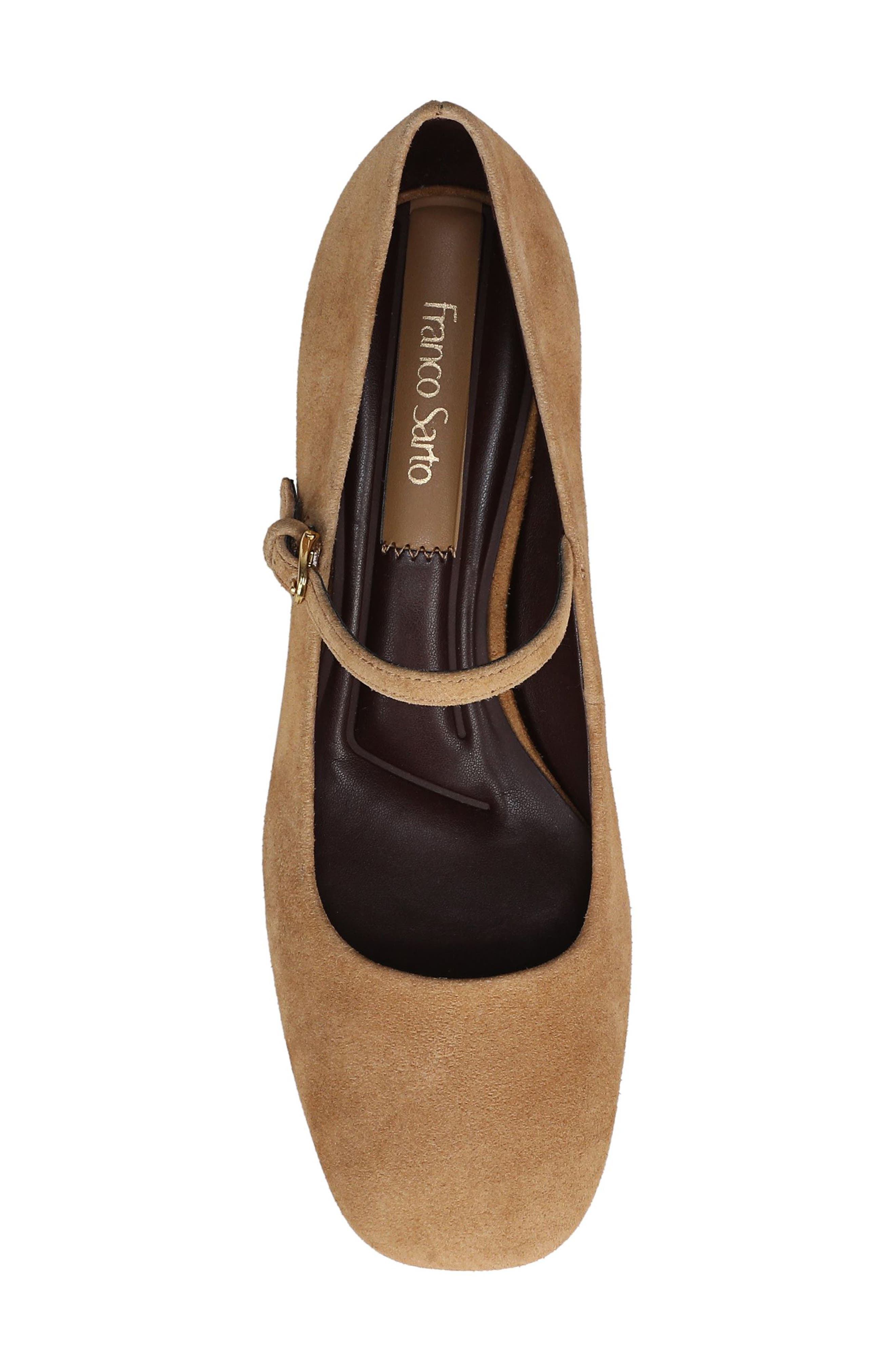 Davi Mary Jane Pump, Alternate, color, LIGHT BROWN LEATHER