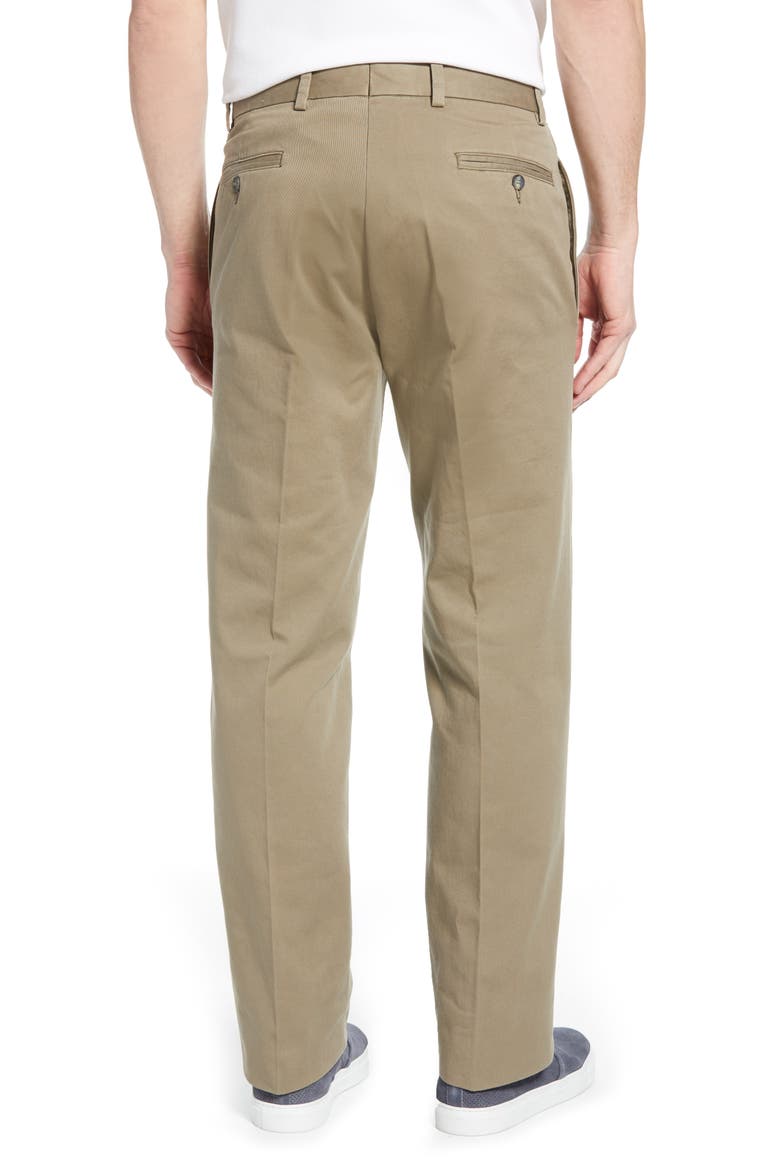 Charleston Khakis Flat Front Chino Pants, Alternate, color, OLIVE