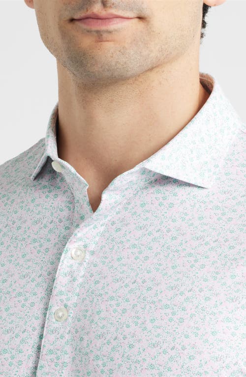 Johnnie-o Marietta Featherweight Prep-formance Jersey Polo In Multi