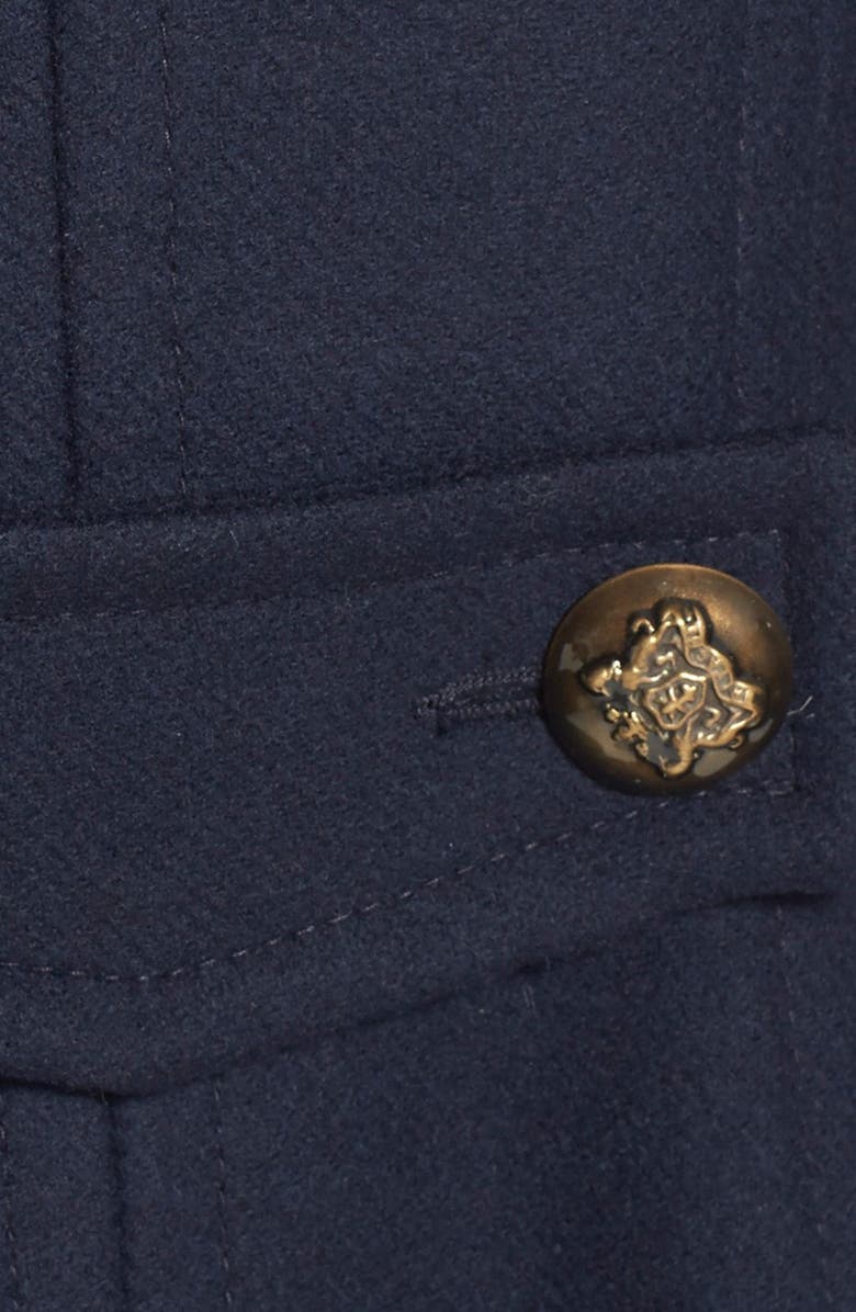 Pendleton Double Breasted Wool Blend Peacoat, Alternate, color, 