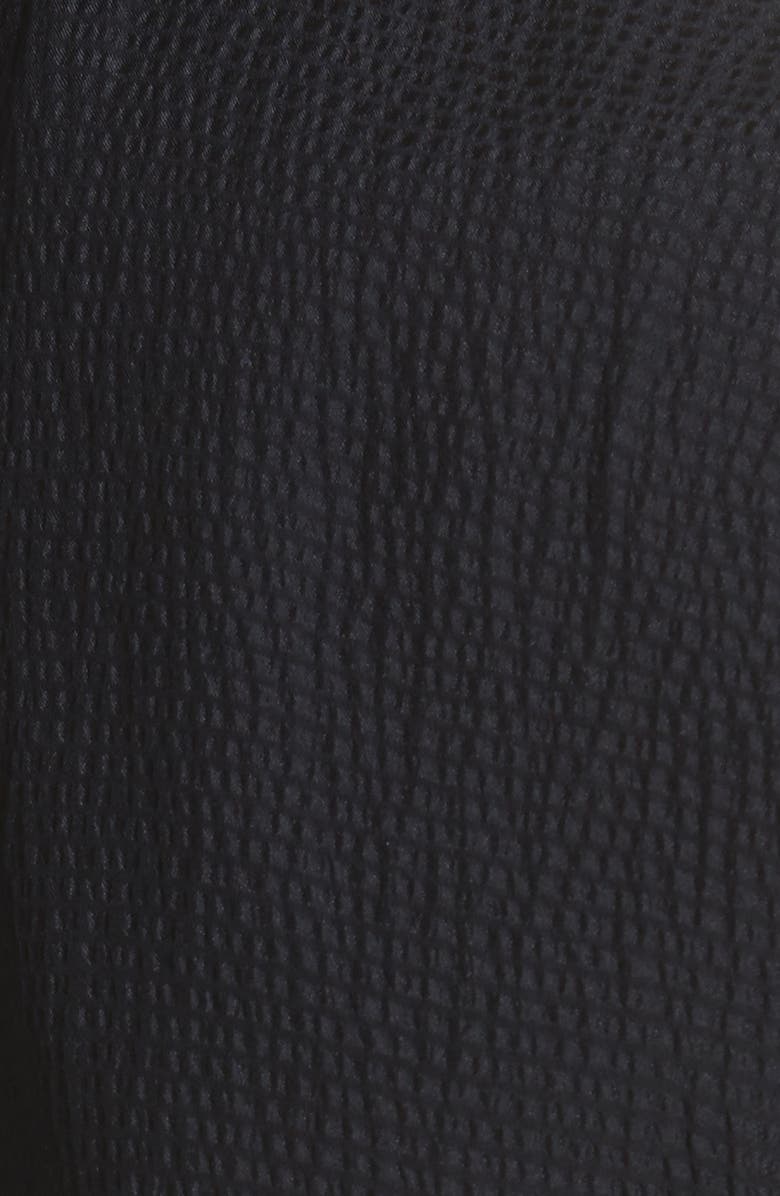 Rebecca Taylor Hammered Silk Ruffle Blouse, Alternate, color, 