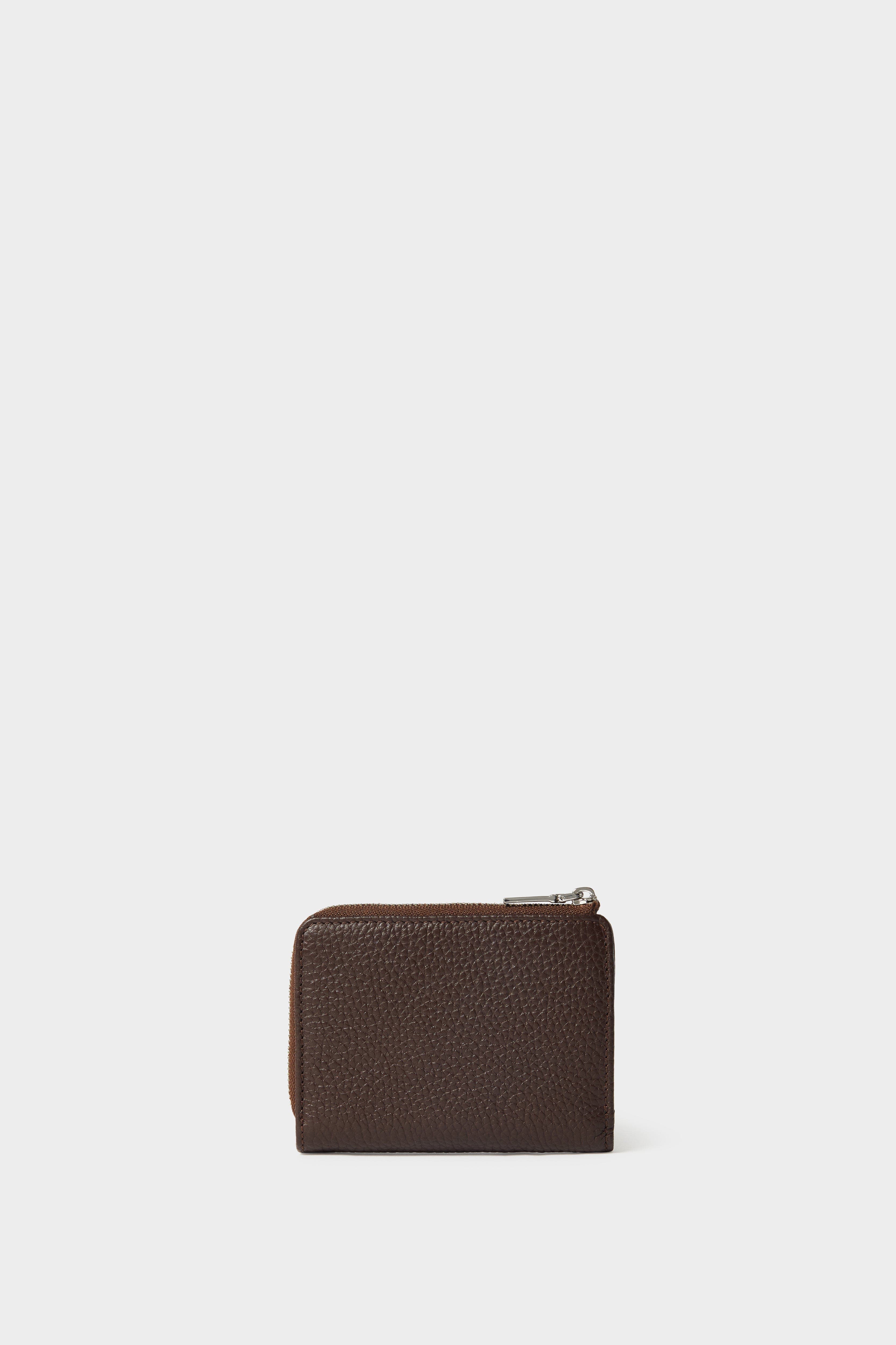 The Core Medium Leather Zip Matinee Wallet, Alternate, color, Bitter Chocolate