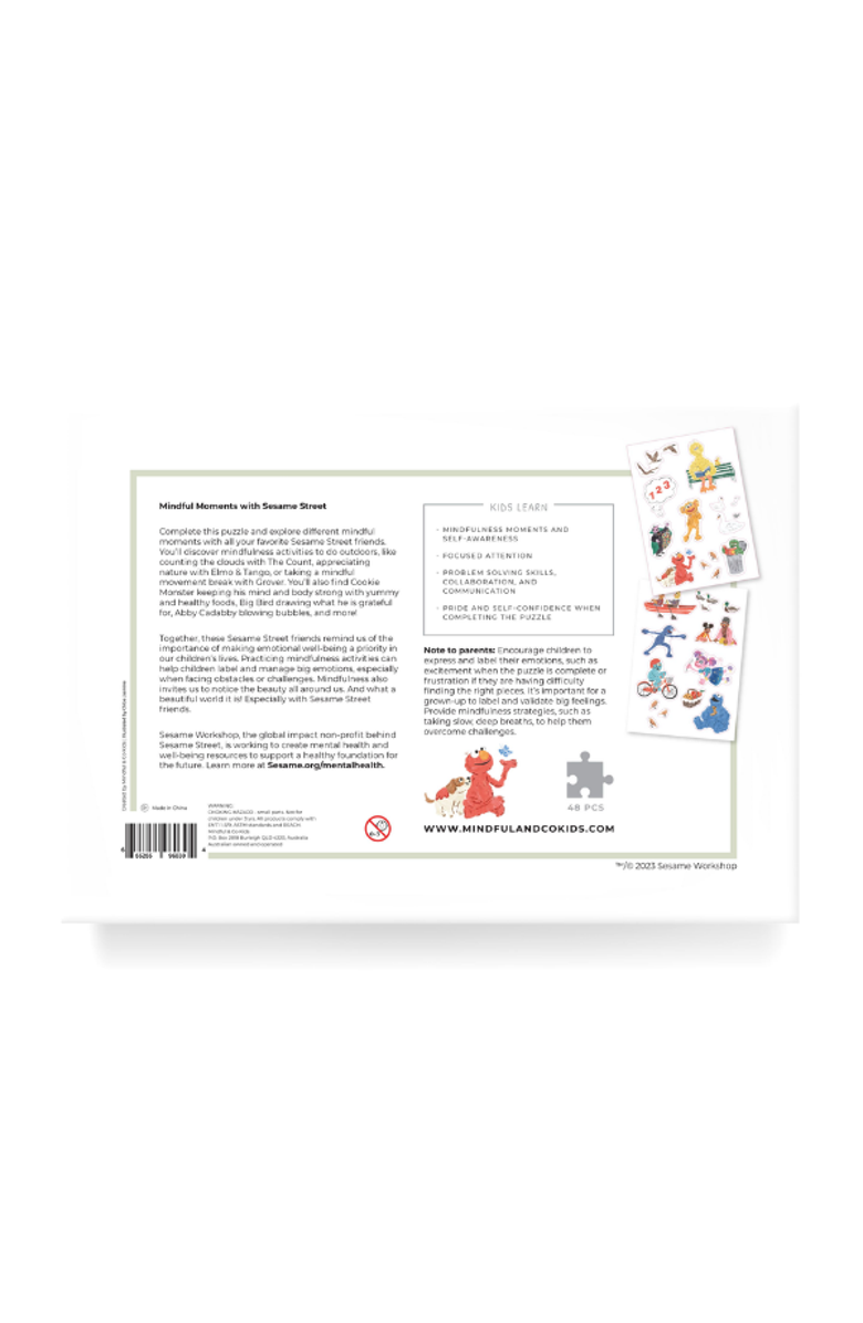 Mindful & Co Kids Sesame Street Floor Puzzle - Age 1.5+ Years, Alternate, color, Sesame Street