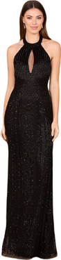 LARA New York Halter Neck Dress with Keyhole